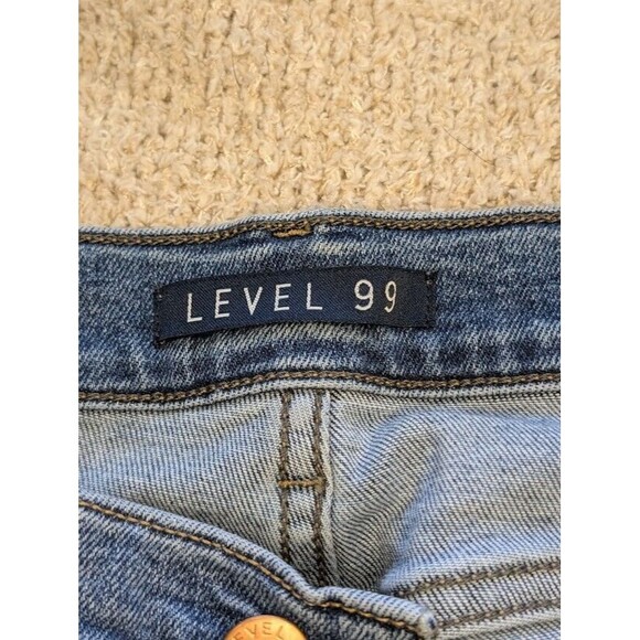 Anthropologie 12/31 Level 99 High Rise Skinny Jeans Nostalgic blue Wash 1412109 - Picture 3 of 8